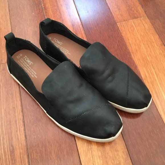 TOMS Deconstructed Leather Alpargata Shoes - Picture 2 of 6